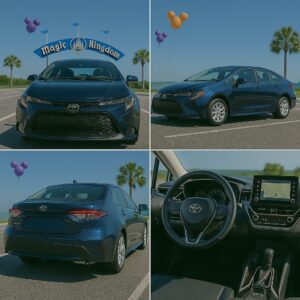 Toyota Corolla Azul Escuro — Viva a Flórida com Estilo e Conforto