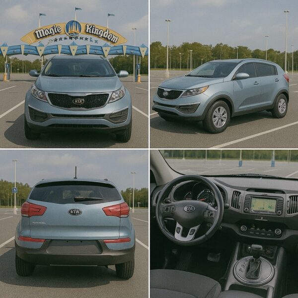 Kia Sportage Azul Claro – Conforto e Estilo para Suas Aventuras em Orlando - Image 4
