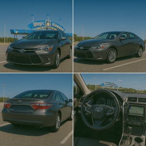 Toyota Camry  Dark Gray em Orlando – Estilo e Conforto com Vista para a Universal Studios