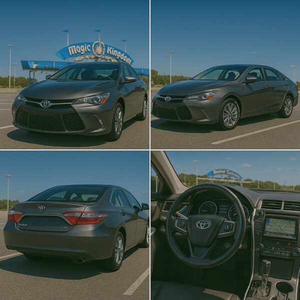 Toyota Camry  Dark Gray em Orlando – Estilo e Conforto com Vista para a Universal Studios - Image 2