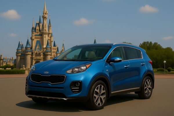 Kia Sportage Azul Claro – Conforto e Estilo para Suas Aventuras em Orlando - Image 2
