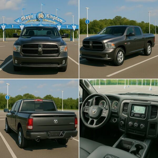 Dodge Ram 1500 Preta – Força e Luxo Sobre Rodas - Image 3