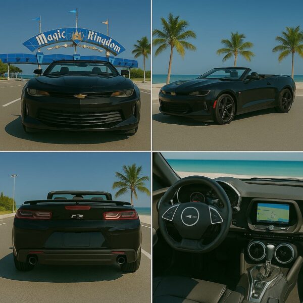 Chevrolet Camaro Conversível Preto – Esportividade com Classe - Image 2